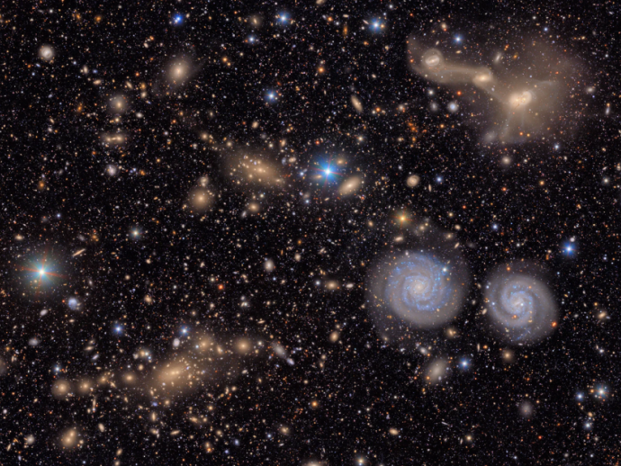 Thousands of asteroids and millions of galaxies shine in first images from the largest camera ever b