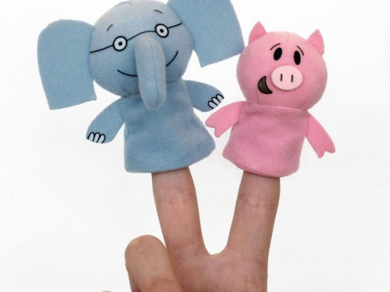 Elephant and Piggie Finger Puppets