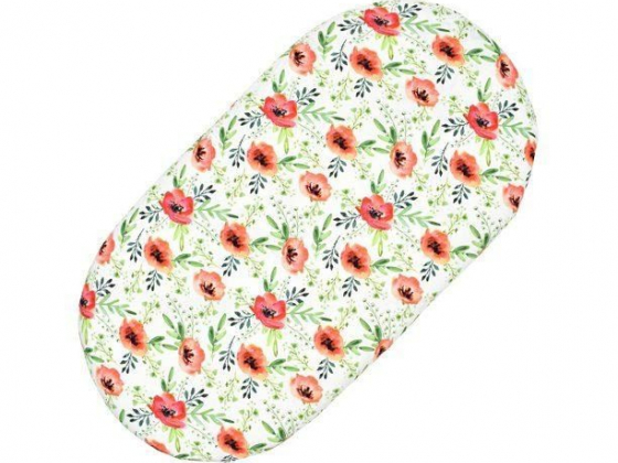 Lemonbest Baby Bassinet Sheets Floral Basket Sheet Soft Cradle Mattress Strechy Colorful Changing