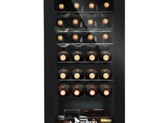 Ktaxon 28 Bottle Wine Cooler Refrigerator Freestanding Compact Wine Fridge with Digital Control