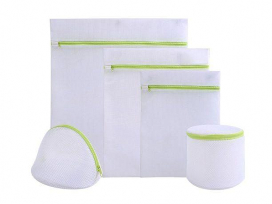 SUNSIOM 6Pcs Laundry Bag Zipper Protection Reusable Various Sizes Mesh Washing Accessory