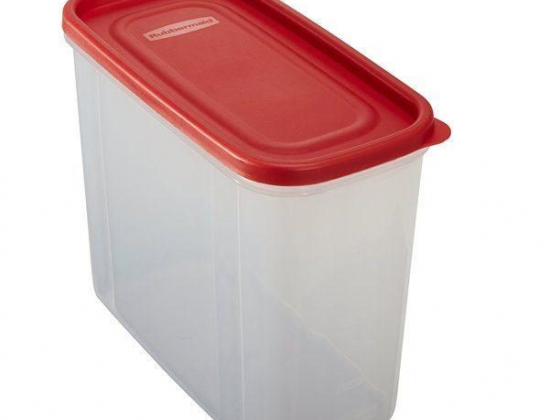 Rubbermaid Modular Canister Food Storage Container, 16 Cup, Red