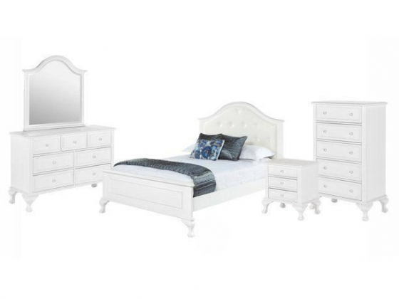 Picket House Furnishings Jenna Panel Bedroom Set-Number of Items:5 Piece,Size:Full