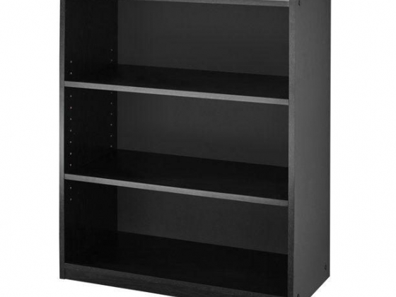 Mainstays 31" 3 Shelf Bookcase With 2 Adjustable Shelves