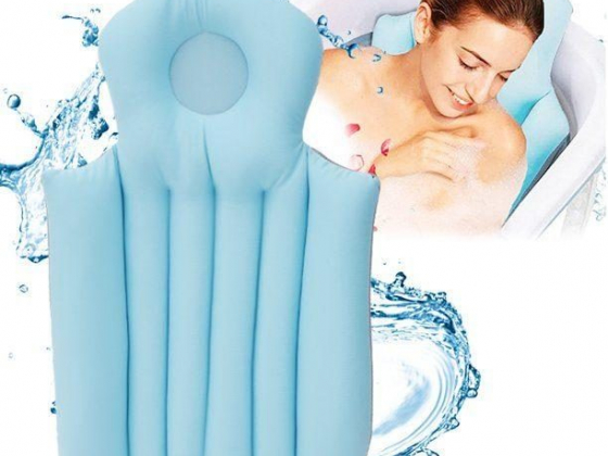 MLfire Full Body Bath Pillow Spa Pillow Ergonomic Non-Slip Spa Bathtub Mat Mattress Pad