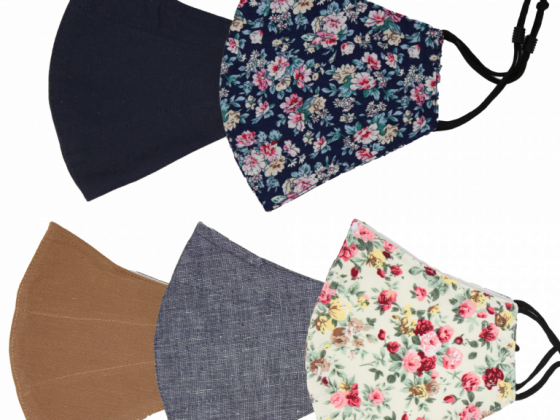 5 Pieces Reusable Face Mask Protect Comfy Washable Cover Cloth Masks Adjustable Nose Clip Wire Unise