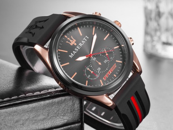 Everso Men's Luxury Watch Maserati Watch Men's Business Stainless Sports Watch Quartz Watch