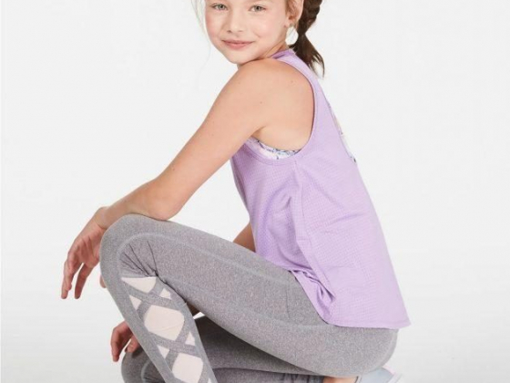 Ideology Big Girls Caged-Hem Leggings, Created for Macy's