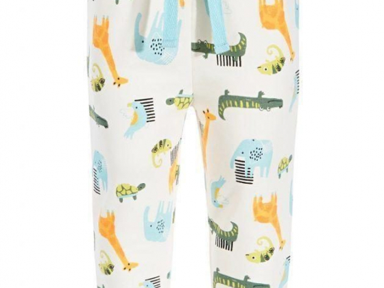 First Impressions Baby Boys Animal-Print Jogger Pants, Created for Macy's
