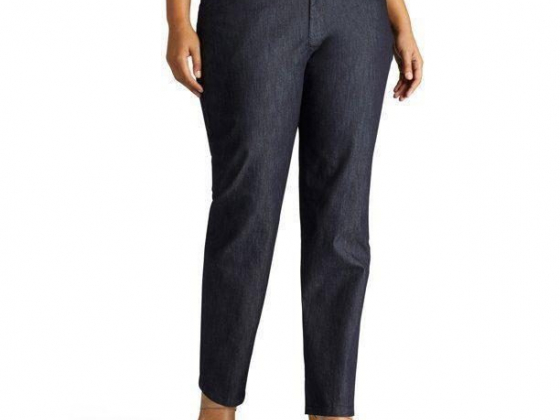 Lee Women's Plus Relaxed Fit Straight Leg Pants