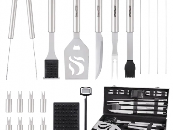 Royal Gourmet TF2006S 20-Piece Stainless Steel Barbecue Grilling Accessories Set