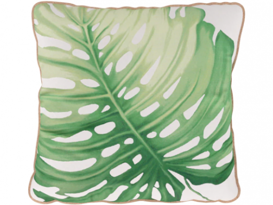 Allen + Roth Graphic Print Green Square Throw Pillow