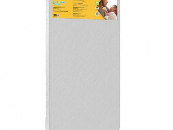 Safety 1st Sweet Dreams 5" Firm Crib & Toddler Mattress, Thermo-Bonded Core, White