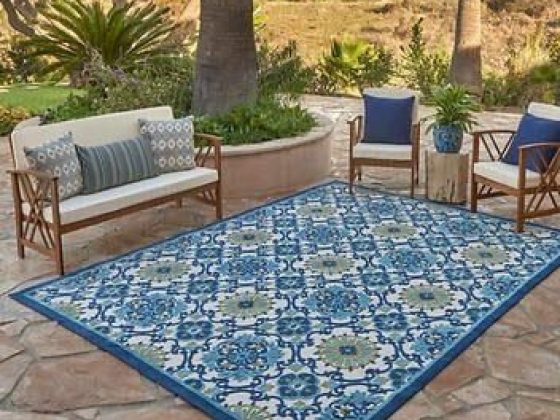 Elements Indoor/Outdoor Area Rug, Paros Tile