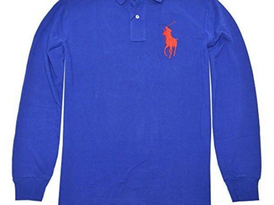 Polo Ralph Lauren Mens Classic Fit Big Pony Polo Shirt(Small, Heritage Royal)