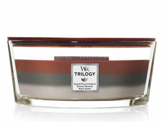 WoodWick Trilogy Autumn Embers - Ellipse Candle
