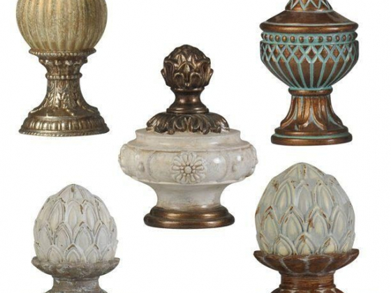 Valencia Finial Group - Decorative Accessories - 5 Piece Set