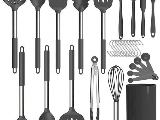 30 Pcs Silicone Cooking Utensil Set, Kitchen Utensils Cooking Utensils Set