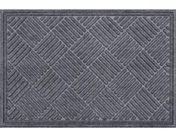 Mainstays Crosshatch Mat, 24"x36", Smoke