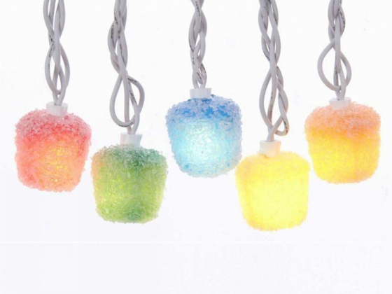 30" LED Lighted 20 Count Mini Gummy Candy Christmas Lights