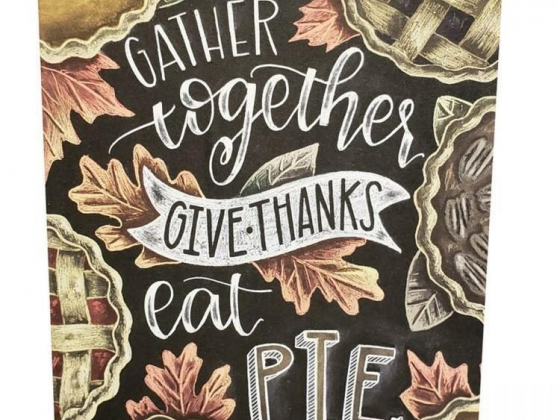 Primitives By Kathy Gather Together Fall Box Sign