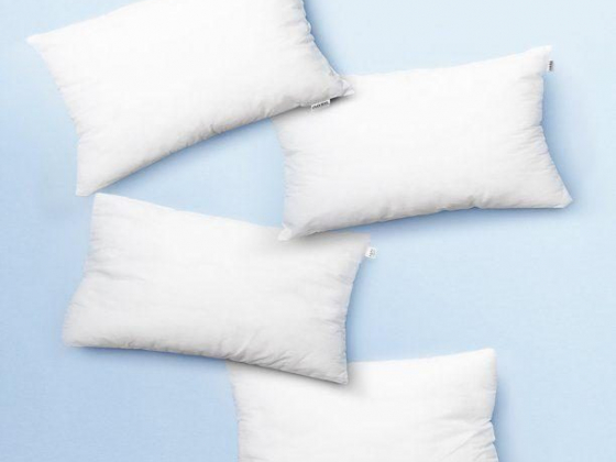 Nestl Pack of 4 Throw Pillow Inserts Decorative Soft Rectangle Pillow Cushion, Premium Hypoallergeni