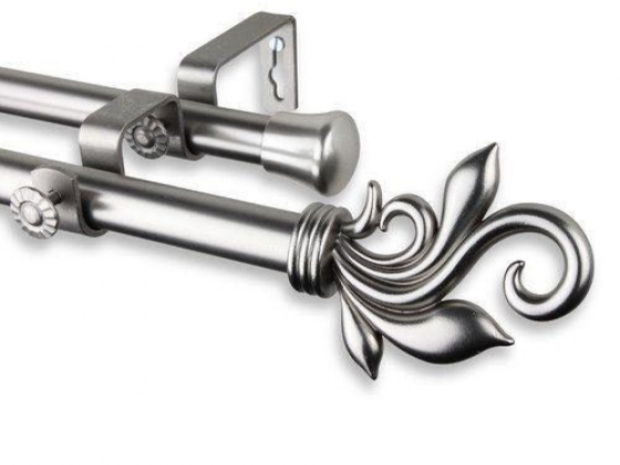 Rod Desyne Delilah Double Curtain Rod and Hardware Set