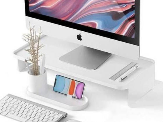 Monitor Stand Riser Desk Organizer