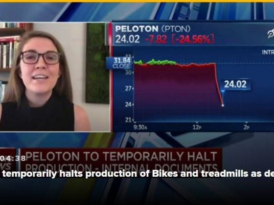 Peloton To Halt Production Of Its Bikes, Treadmills As Demand Wanes