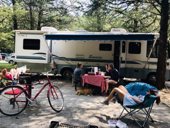 Ole Blue 2002 Winnebago Itasca Sunrise