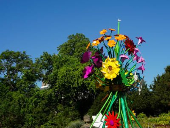 Origami in the Garden