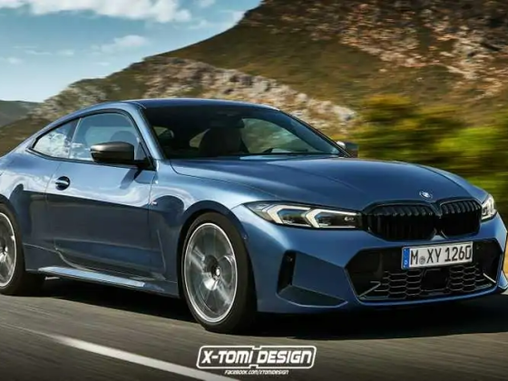 BMW 4 Series Coupe Facelift Rendering Proposes Switch To Smaller Grilles