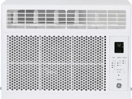 GE - 150 Sq. Ft. 5,050 BTU Window Air Conditioner - White