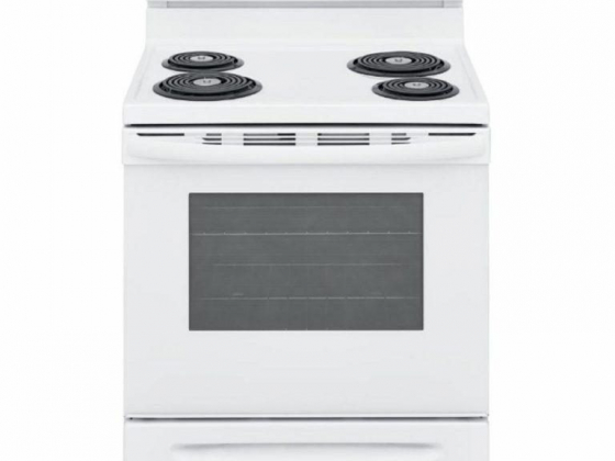 Frigidaire FFEF3016VW 30 Electric Coil Freestanding Self-Clean Range – White