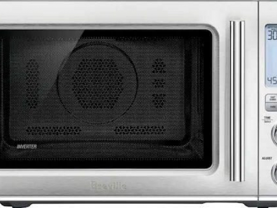 Breville - the Combi Wave™ 3 in 1 1.1 Cu. Ft. Convection Microwave - Brushed Stainless Steel
