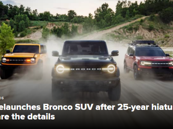 AUTOS Ford begins shipping new Bronco SUVs for consumers