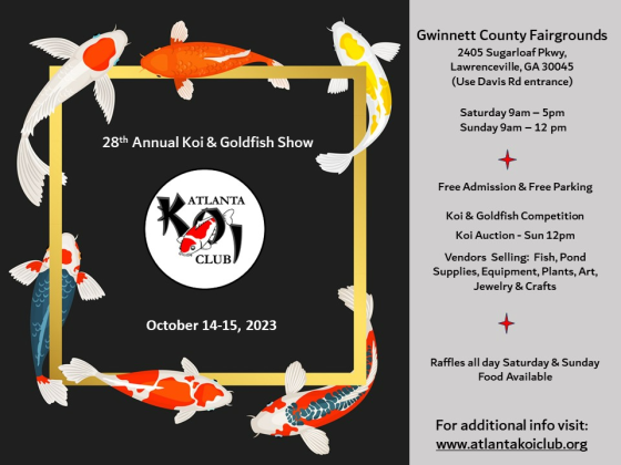 28th Annual Koi & Goldfish Show