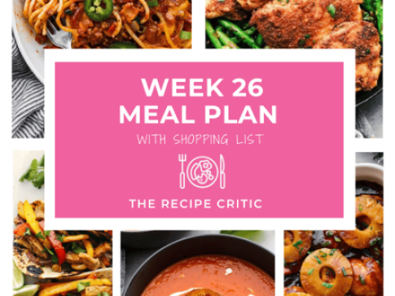 Weekly Meal Plan #26