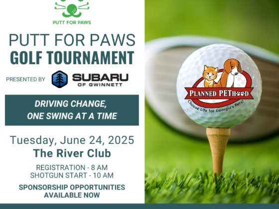 Putt for Paws Golf Tournament - Planned PEThood of Georgia
