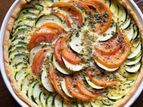 Zucchini Tomatoes Gratin