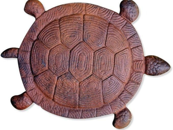 Ditch the Garden Gnome: Add Cast Iron Stepping Stones to Your Lawn