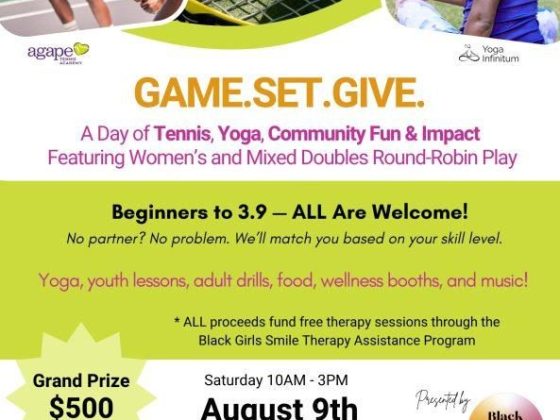 Game.Set.Give: Tennis, Yoga, & Community Fun