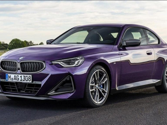 The new BMW 2-Series gets a 369hp engine, rear-wheel drive, and a normal grille