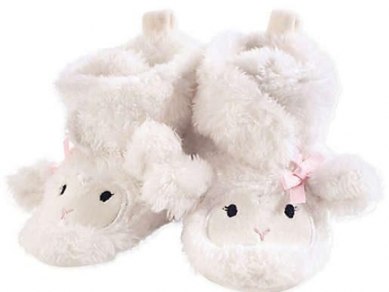 Hudson Baby® Size 6-12M Lamb Scooties in White