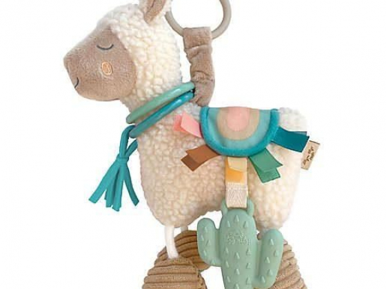 Itzy Ritzy® Link & Love™ Llama Teether Toy in Brown