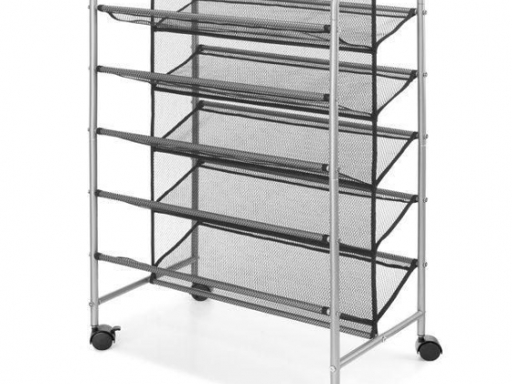 Mainstays 5 Tier 30 Pair Metal Mesh Shoe Rack
