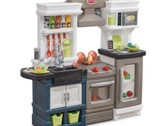 Step2 Modern Metro Play Kitchen with 33 Piece Accessory Play Set