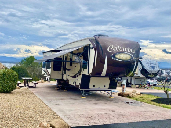 "Got Puppers?" 2013 Palomino Columbus 320RS Delivery Only