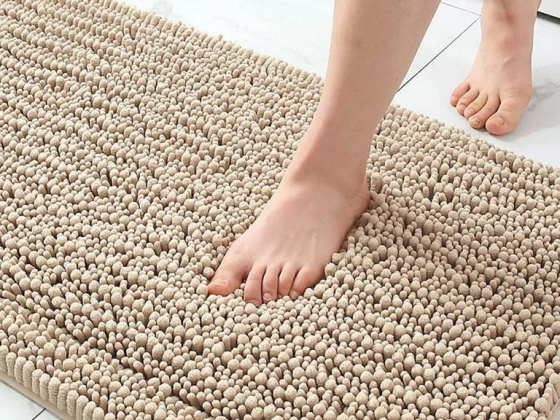 Arotive Luxury Chenille Bathroom Rug Mat