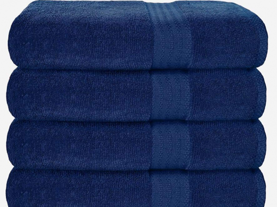 Glamburg Premium Cotton 4 Pack Bath Towel Set